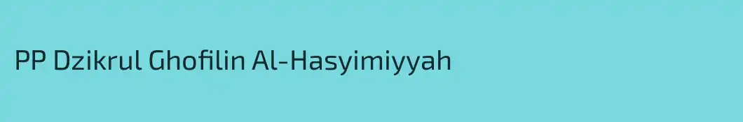 PP Dzikrul Ghofilin Al-Hasyimiyyah